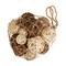 Beige Dried Plant Handmade Natural Foliage with Fishnet Bag